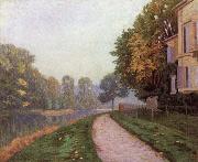 Gustave Caillebotte Riverbank in Morning Haze oil painting picture wholesale